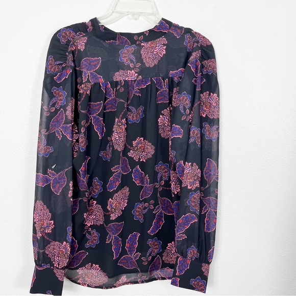 See U Soon Paisley Printed Split Neck Blouse - Picture 6 of 7